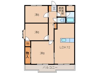 アバンセ・βの物件間取画像